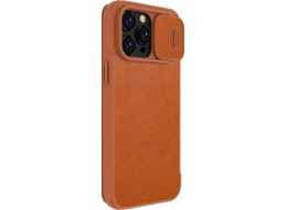 Nillkin Nillkin Qin Leather Pro Case pro Apple iPhone 14 Pro Max hnědé