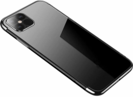 Hurtel Clear Color pouzdro gelový kryt pouzdro s kovovým rámečkem pro Samsung Galaxy S22+ (S22 Plus) černý