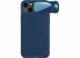 Nillkin Nillkin CamShield Leather S Case Pouzdro na iPhone 14 s krytem fotoaparátu modré