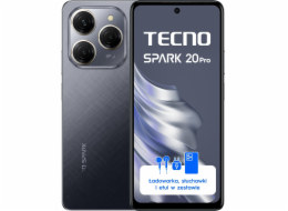 Smartphone Tecno Spark 20 Pro 8/256GB černý (KJ6_256+8_MB)