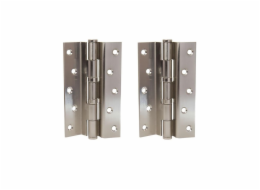 Dveřní pant, 125 mm x 75 mm x 2,5 mm, nikl sp., 2 ks.