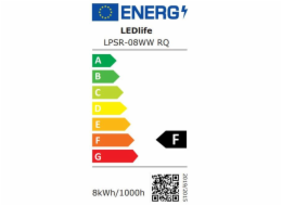 SILNÉ SVĚTLO LPSR-08WN RQ 8W LED 3000K