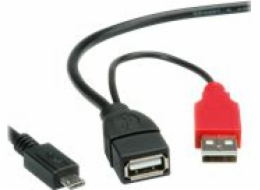 Roline USB kabel 1 m černý (19/08/1009)