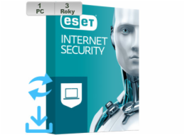 ESET Internet Security 20XX 1PC na 3r El.lic AKT