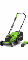33 cm cordless mower Greenworks GD24LM33K4 - 2516107UB - charger + 4Ah battery kit