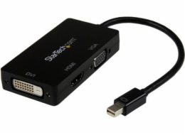 StarTech DisplayPort Mini AV adaptér - HDMI - D-Sub (VGA) - DVI-D černý (MDP2VGDVHD)