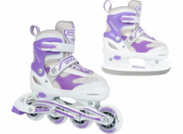 Spartan Sport Skates 2in1 Spartan Purple-White Inliner (30-33)