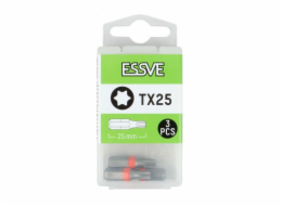 Šroubovací bity Essve, TX25, 25 mm, 2 ks.