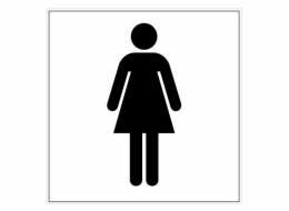 Samolepka na toaletu pro ženy 70x120mm