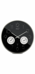 Mebus 12988 Funkwanduhr mit Thermo-Hygrometer