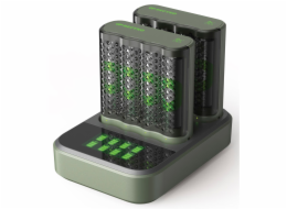 GP ReCyko M452 8-fach LCD-Modell Docking St. + 4x AA NiMh 2600mAh