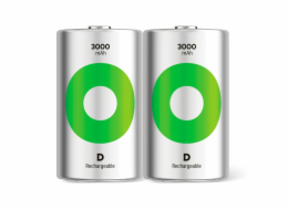 1x2 GP ReCyko NiMH Batteries o D Mono 3000 mAH, ready to use