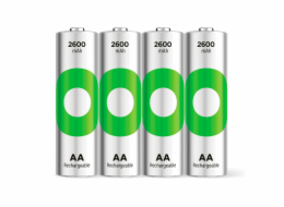 1x4 GP ReCyko NiMH battery AA 2600mAH, high capacity