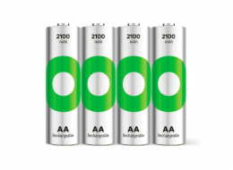 1x4 GP ReCyko+ NiMH Rech.Battery AA 2100mAH, ready to use