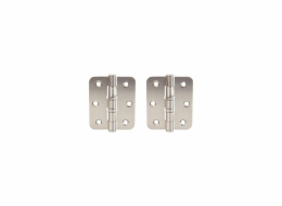 Dveřní pant, 63 mm x 75 mm x 2,5 mm, nikl sp. 2 ks.