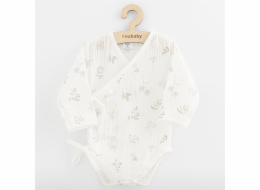 Kojenecké mušelínové body s bočním zapínáním New Baby  Zoe Vel.56 (0-3m)