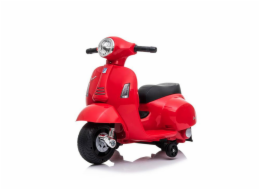 Dětská elektrická motorka Baby Mix Vespa červená