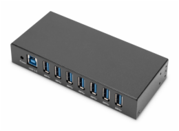 DIGITUS DA-70258 USB 3.0 Hub 7-port, průmyslová řada
