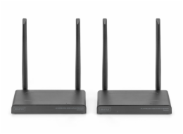 Sada Digitus 4K Wireless HDMI KVM Extender Set, rozšíření HDMI