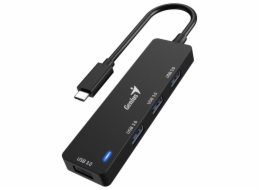 GENIUS hub UH-400/ USB-C na 4x USB3.0/ černý