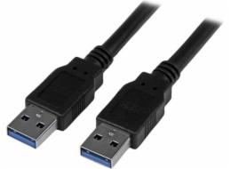 StarTech USB-A USB kabel – 3 m černý (USB3SAA3MBK)