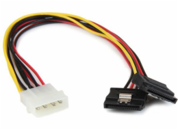 StarTech Molex - SATA x2, 0,3 m, vícebarevný (PYO2LP4LSATA)