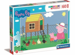 Clementoni CLE puzzle 60 maxi SuperKolor Peppa Pig 26590