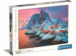 Clementoni CLE puzzle 500 HQ Hamnoy Village 35144