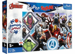 Trefl Puzzle 104 dílků Super Shapes XL Oblíbené Avengers