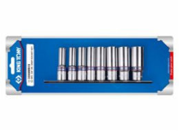 King Tony Sada 6-ti bodových zásuvek 3/8" 10-19mm dlouhé 8 ks. (3508MR10)