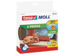 Tesa Gumové těsnění 9mm E profil hnědá 25m (0546403)