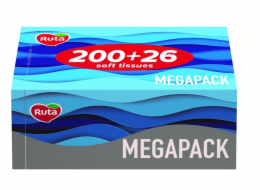 Jednorázové kapesníčky RUTA MEGAPACK, 2 vrstvy, 226 ks.