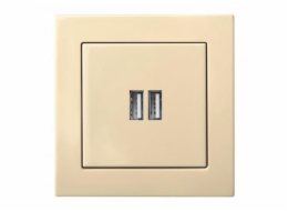 USB nabíječka LIREGUS EPSILON, barva písková