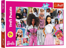 Trefl Puzzle 200 dílků Ve světě Barbie