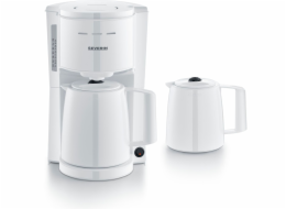 Severin KA 9309 white Filter Coffee Maker with 2 Pots