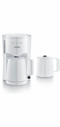 Severin KA 9309    weiß Filterkaffeemaschine m.2 Kannen