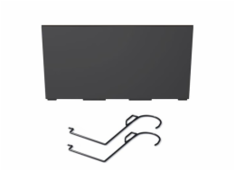 Květináč Prosperplast URBI CASE W 39,5 cm antracit 