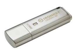 Kingston IronKey Locker+ 50/256GB/USB 3.1/USB-A/Stříbrná