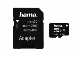 HAMA 124138 microSDHC 16 GB Class 10 UH