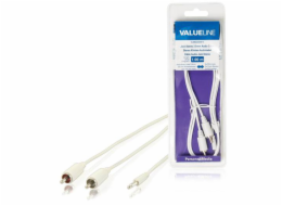 VALUELINE VLMB22200W10 Jack 3.5-2xRCA WH