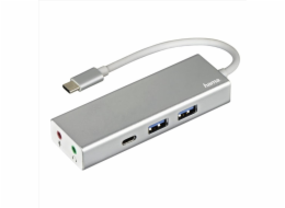 Hama 135758 USB-C 3.1 hub Aluminium, 2x 