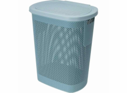Koš na prádlo s víkem 60 l šedá KO-027100390seda