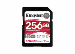 Kingston Canvas React Plus/SDHC/256GB/UHS-II U3 / Class 10