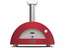 Alfa Forni Moderno 2 Pizze Wood red