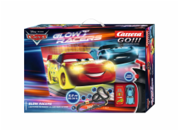 Carrera GO!!! Auta Disney Pixar - Glow Racers, závodní dráha