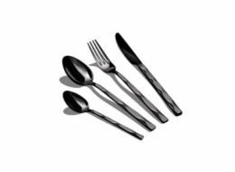 Sada příborů 24 ks Matte Black Collection BH-3074