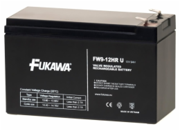 FUKAWA olověná baterie FW 9-12 HRU do UPS APC/ AEG/ EATON/ Powerware/ 12V/ 9Ah/ životnost 5 let/ Faston F2-6,3mm