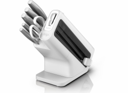 NINJA StaySharp white Knife Block with Sharpener