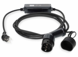 NEDIS cestovní nabíjecí stanice pro elektromobily/ AT-N05V3V3-F 3G1.5/ 1380 / 2300 / 3680 W/ 6 / 8 / 10 / 13 / 16 A/ 5 m