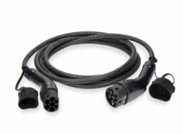 NEDIS kabel elektrického vozidla/ kabel typ 2/ 32 A/ 22000 W/ 3-fázový/ černý/ box/ 5 m
